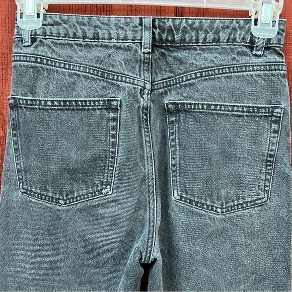 ASOS Women's High Waisted Slim Mom Jeans‎ Five Pocket Grayish Black Size 26 - Picture 3 of 7
